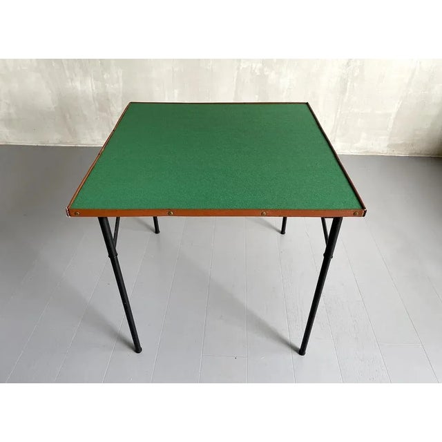 French Game Table by Jacques Adnet, 1950 For Sale - Image 14 of 14
