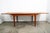 1960s Mid Century Danish Modern Dining Table Denmark Teak Wood Extension Draw Leaf Nm For Sale - Image 10 of 12