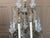 Early 20th Century French Brass & Crystal Six-Light Girandole Lamps - Pair For Sale - Image 10 of 17