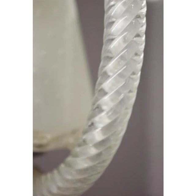 Murano Glass Suspension Chandelier by Barovier & Toso, 1950s For Sale - Image 7 of 12