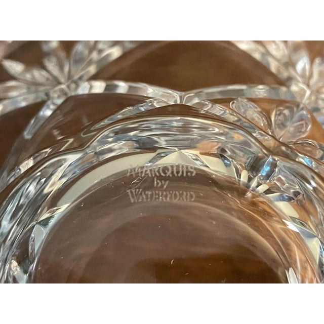 Waterford Early 21st Century Modern Crystal Decorative Bowl From Marquis by Waterford For Sale - Image 4 of 8