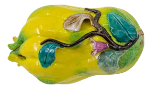 Antique Porcelain Chinese Export Alter Citron Fruit Box