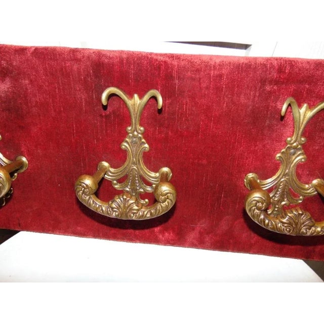 1960s Vintage Wooden Hanger Rack, 1950-70s For Sale - Image 5 of 6