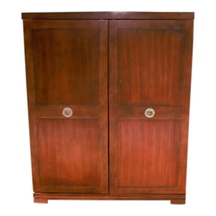 1970s Plunkett Home Furnishings Modern Expandable Wood Bar