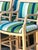 Wood Vintage Carved Dolphin and Fabric Bar Stools - Set of 4 For Sale - Image 7 of 12