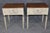 Traditional Pair 1970's Distressed Painted Venetian Style End Tables For Sale - Image 3 of 14