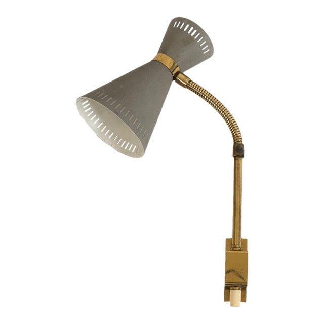 1950's Swedish Wall or Desk Lamp by Falkenberg Belysning For Sale