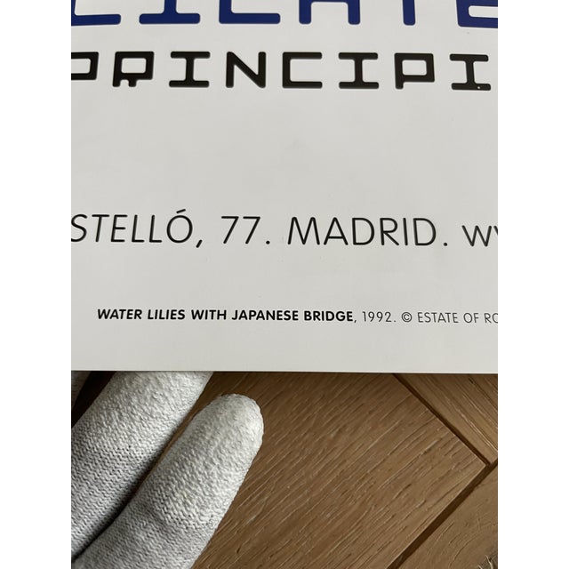 Roy Lichteinstein, Water Lilies with Japanese Bridge, 1992, Paper, in Very Good conditions. Designed from 2000 This piece...