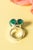 1960s Silver and Chrysprase Ring from Elis Kauppi, 1960s For Sale - Image 5 of 9