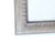 This Modernist weathered wood carved frame hangs vertically but if you change the hangers, you can also hang this...