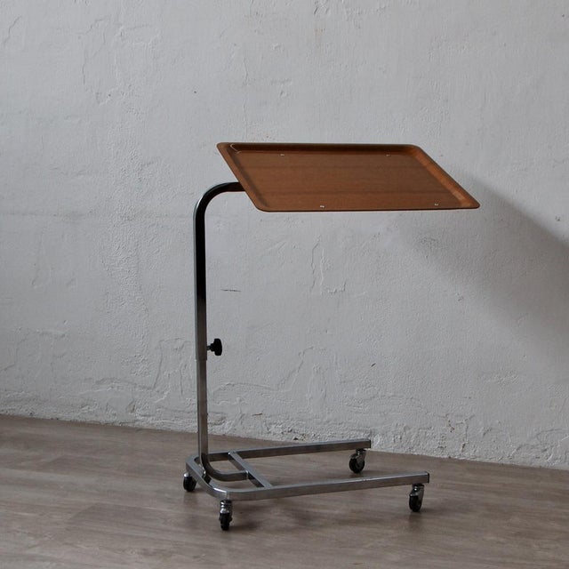 Metal Vintage Adjustable Trolley Table from Melform, 1960s For Sale - Image 7 of 18