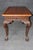 Wood Antique Georgian Style Carved Console Table With Inlaid Wood Top For Sale - Image 7 of 13