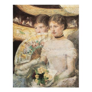 1977 After Mary Cassatt "The Loge", Large Full-Color Print For Sale