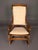American Victorian Lincoln Rocking Chair in Walnut-Stained Birch With Goose-Neck Arms, Circa 1890 For Sale - Image 12 of 18