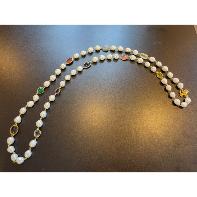 Bochic "Capri" Ruby & Lemon Quartz & Mix gems Necklace Set In 18K Gold & Silver For Sale - Image 4 of 12