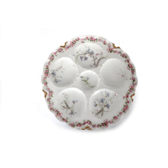 White Antique Haviland & Co. Limoges Oyster Plates - Set of 6 For Sale - Image 8 of 14