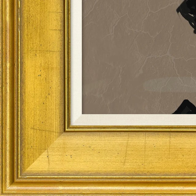 Archival Giclee Canvas. Hand Embellished. High quality materials and craftsmanship. Artisian handcrafted wood moulding...