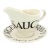 2010 2012 Emma Bridgewater Black Toast & Marmalade Gravy Boat and Underplate - 2 Piece For Sale