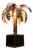 French Toleware Palm Tree Lamp from Maison Jansen, 1970 For Sale