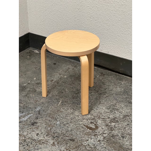 Modern Alvar Aalto for Artek Stool, Model 60 For Sale - Image 3 of 12