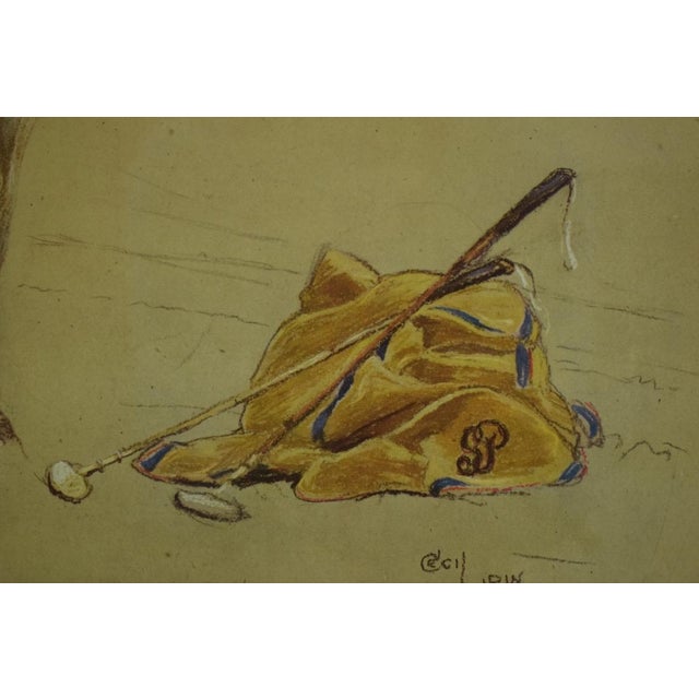 Paint Cecil Aldin 'Activity' Polo Pony Hand-Colour Plate For Sale - Image 7 of 10