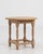 Brown 20th Century French Oak Side Table with Square Top For Sale - Image 8 of 10