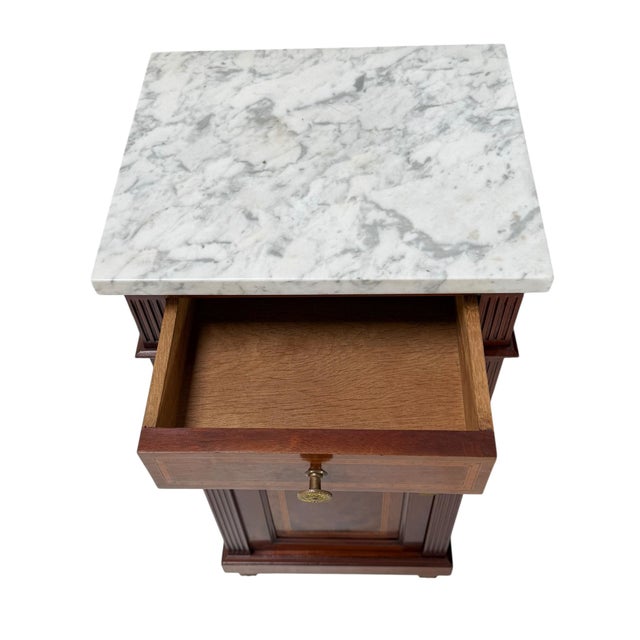 Art Nouveau Nightstands, 1900s, Set of 2 For Sale - Image 11 of 14
