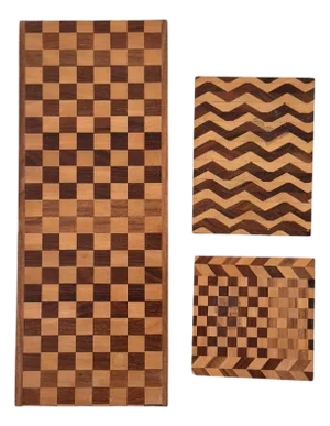 Set of Three Vintage Marquetry Boxes