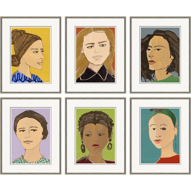 Green Eleanor, Hannah, Grace, Charlotte, Olivia and Esme by Susan Hable For Sale - Image 8 of 8