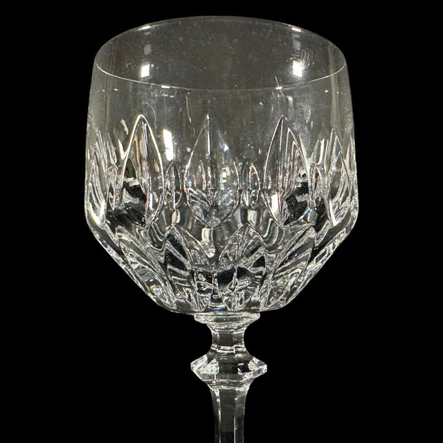 Glass Set of 4 Nachtmann Patrizia Blown Glass Water Goblet, 1973-1998 For Sale - Image 7 of 7
