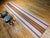 Vintage American Rag Runner, Handwoven Wool & Cotton, Stripe Pattern, 3x14 For Sale In Chicago - Image 6 of 14