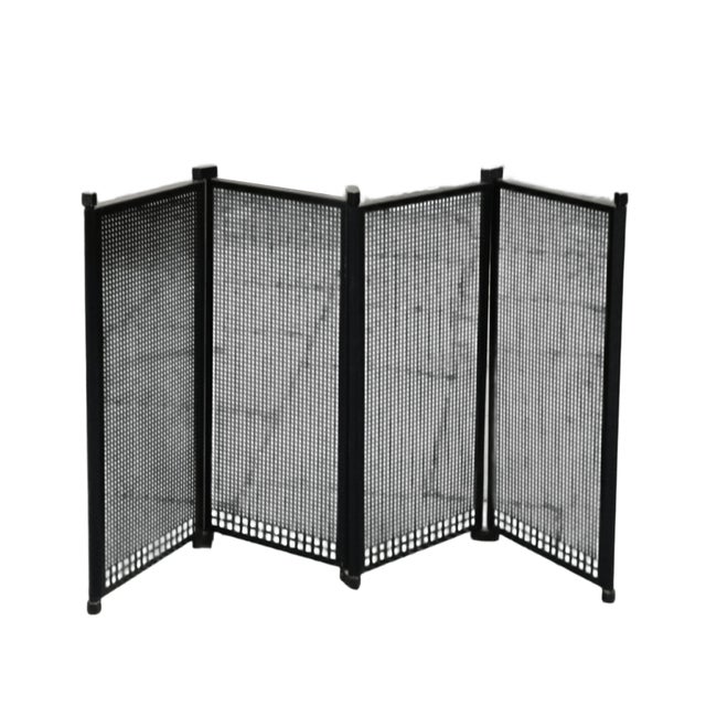 Black Vintage Italian Fireplace Set by Afra & Tobia Scarpa for Dimensione Fuoco, Set of 3 For Sale - Image 8 of 11