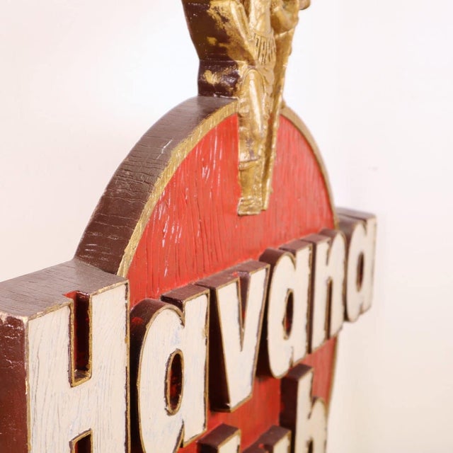 Vintage Havana Club Sign For Sale - Image 6 of 10