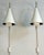 Antique White Pair of 1960s Wall Swing-Arm Lamps by Gerald Thurston For Sale - Image 8 of 10