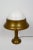 Metal Art Deco Brass and Molded Glass Table Lamp, 1930s For Sale - Image 7 of 7