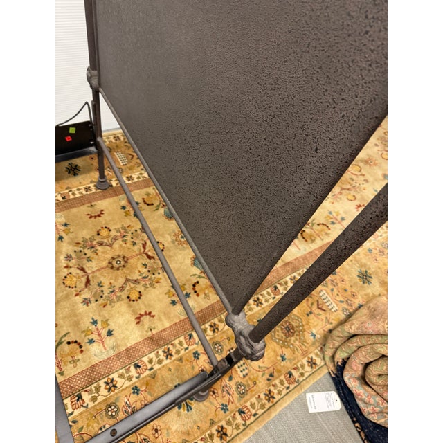 French Twin Size Restoration Hardware Academie Bed Frame For Sale - Image 3 of 12