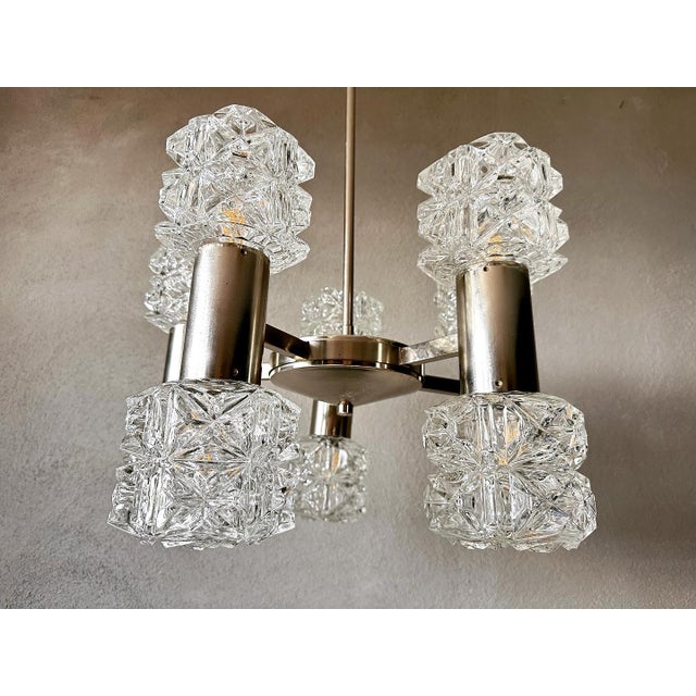 Vintage Chandelier from Kaiser Leuchten, 1970s For Sale - Image 9 of 15