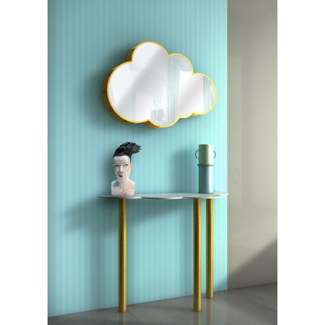 Contemporary Dream Nuvola Console Table in Powder-Coated Aluminum by Altreforme For Sale - Image 3 of 8