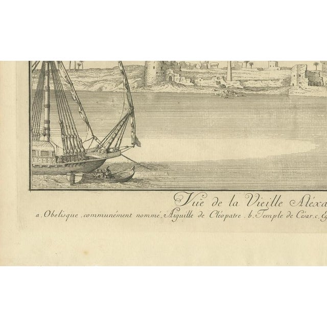 Copper Norden & Tuscher, Alexandria Harbor, 1755, Engraving, Paper For Sale - Image 8 of 9