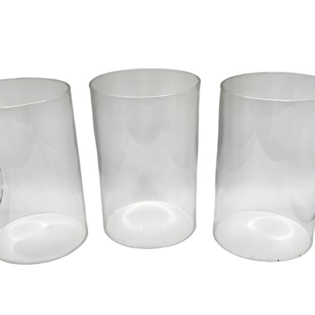 Metal Vintage Towle Chrome-Plated Metal Candle Holders With Hurricane Glass Shades - A Set of 3 For Sale - Image 7 of 12