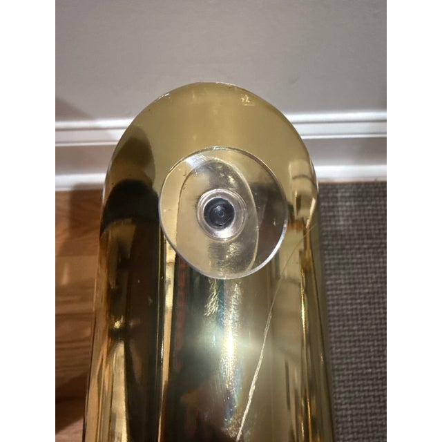 Brass 1970s Karl Springer Style Brass Z Side Table Bases. A Pair For Sale - Image 8 of 8