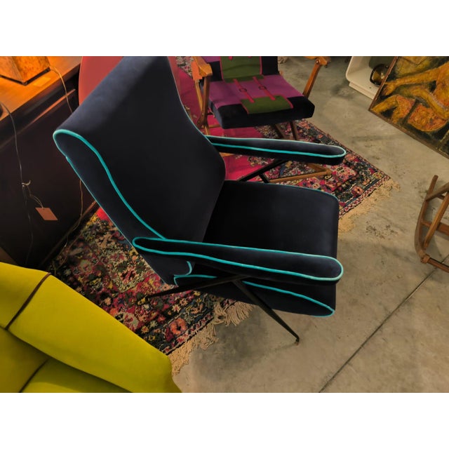 Mid-Century Modern Vintage Lounge Chair with Adjustable Backrest, 1970s For Sale - Image 3 of 9