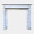 Late 19th Century Louis XVI French Carrara Marble Fireplace Mantel, 1890s For Sale - Image 5 of 6