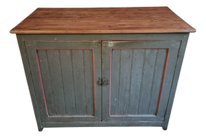 Vintage French Pine Cupboard, 1950s