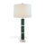 Modern Malachite Green Lamp For Sale - Image 3 of 3