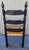 1960s Ladder Back Arm Chair & Foot Stool Set For Sale - Image 12 of 12