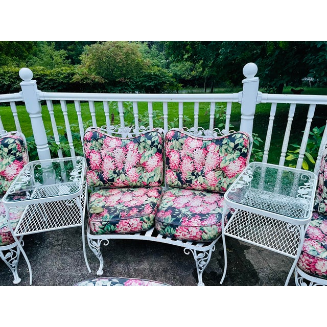 Vintage Wrought Iron Patio Furniture MidCentury Modern Outdoor