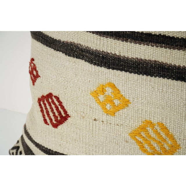 Handmade Turkish Rug Pillow Covers • Vintage Rug Decor Elevate your home decor with these exquisite 24" x 24" pillow...