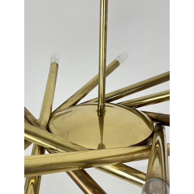 Sputnik Brass Pendant from Stilnovo, 1960s For Sale - Image 8 of 18