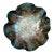Vintage Scalloped Copper Decorative Bowl For Sale